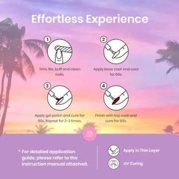 Beetles Coastal Twilight 23Pcs Gel Nail Polish Set