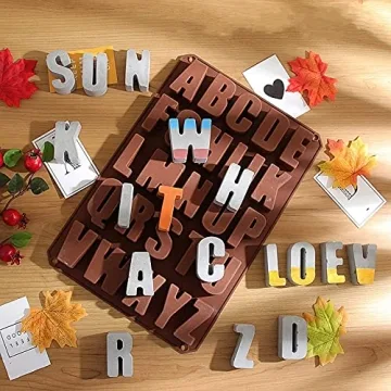 Create Fun Treats with Wocuz Silicone Letter Mold