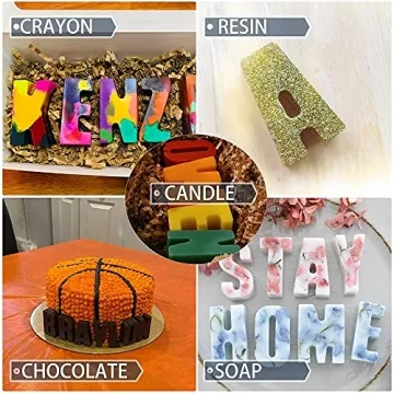 Create Fun Treats with Wocuz Silicone Letter Mold