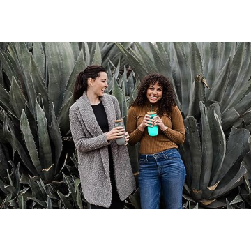 Ello Devon Glass Tumbler with Silicone Sleeve & Straw