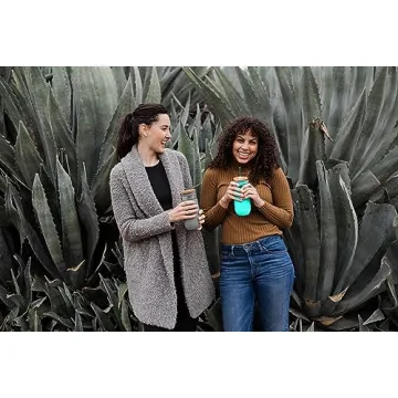 Ello Devon Glass Tumbler with Silicone Sleeve & Straw