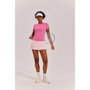 PINSPARK Workout Top for Women - Soft & Stretchy Athletic Fit