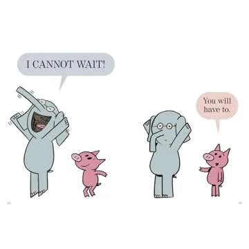 Waiting Is Not Easy! - Elephant and Piggie Children's Book