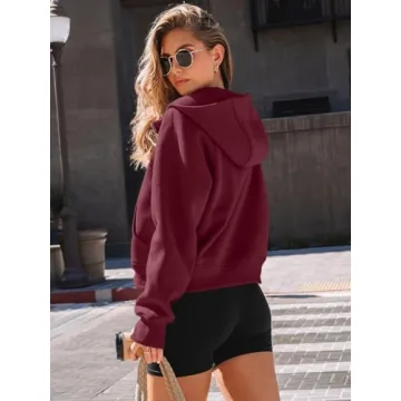 AUTOMET Women's Cozy Zip Up Hoodies - Stylish Fall Essentials