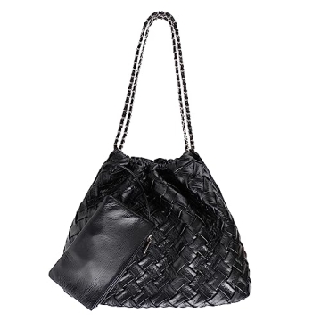 Gossky Woven Leather Hobo Handbag Stylish & Practical 2pcs Set