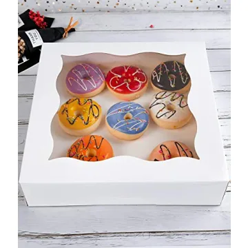 Elegant 15-Pack Bakery Boxes for Pies and Cookies