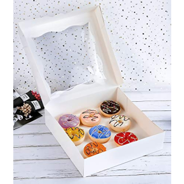 Elegant 15-Pack Bakery Boxes for Pies and Cookies