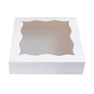 Elegant 15-Pack Bakery Boxes for Pies and Cookies