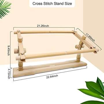 Versatile Rotated Embroidery Frame Stand for Craft Lovers