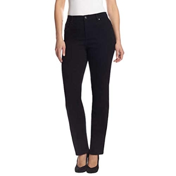 Gloria Vanderbilt Women's Amanda Classic High Rise Tapered Jean Size, Black, 20 Plus