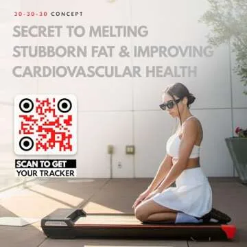 REVO Walking Pad Treadmill for Home with Remote | Portable Under Desk Treadmills with 0.5-4mph Speed Range | 300lbs Max Weight & 6ft 6in Max Height | Backed by 2 Year Promise