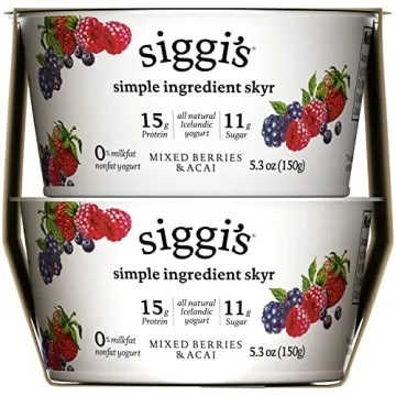 Siggi's Nonfat Mixed Berries & Acai Yogurt 4 Pack