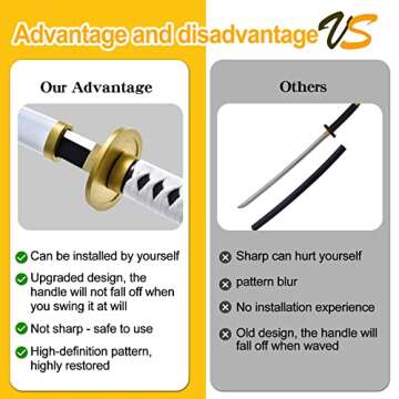 Wado Ichimonji Sword - Perfect Cosplay Replica - 41 inch