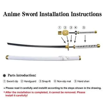 Wado Ichimonji Sword - Perfect Cosplay Replica - 41 inch