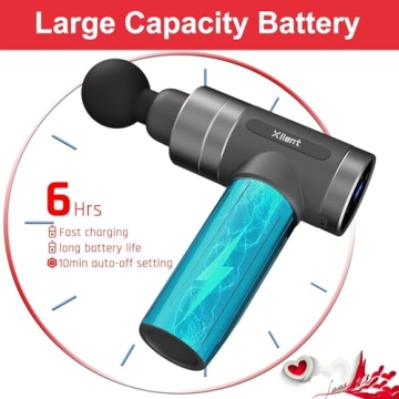 TJIAHUIMSO Quiet Electric Muscle Massager for Pain Relief