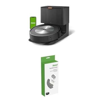Bundle of iRobot Roomba j7+ (7550) Self-Emptying Robot Vacuum with iRobot Authentic Replacement Part...