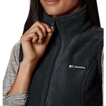 Columbia Womens Benton Springs Vest, Black, Medium