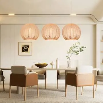 Arturesthome Coastal Rattan Chandelier for Any Room