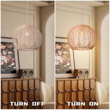 Arturesthome Coastal Rattan Chandelier for Any Room