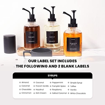 Molimoli Syrup Dispenser Set for Coffee Lovers