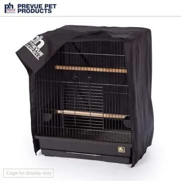 Prevue Hendryx Pet Products Universal Bird Cage Cover, Medium, Black