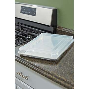 Artisan Professional Classic Aluminum Baking Sheet Pan Set with 18 x 13-inch Half Sheet and Cover