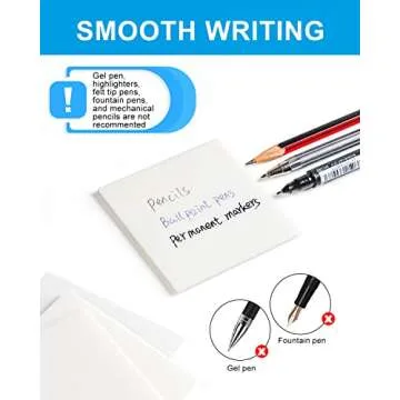 GEAoffice 450 Sheets Transparent Sticky Notes Set - 3x3 inch Clear Sticky Notes Tabs Colorful Self-Adhesive for Book Annotation, See Through Sticky Notes for Tracing, School & Office (9 Pack)