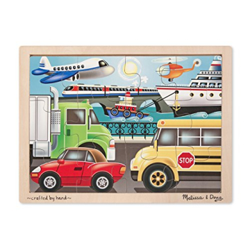 Melissa & Doug Wooden Jigsaw Puzzles for Early Learning