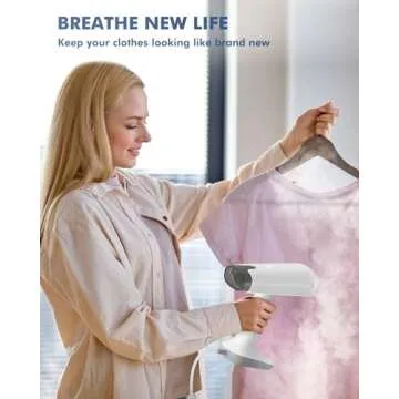 Portable Dual Voltage Travel Steamer for Clothes