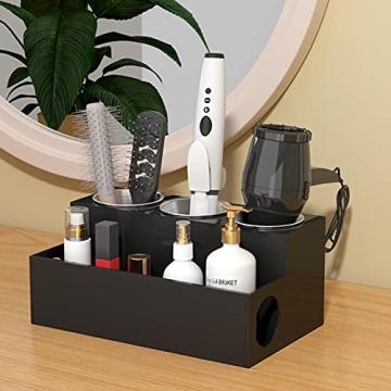 NIUBEE Hair Tool Organizer for Hair & Makeup Storage