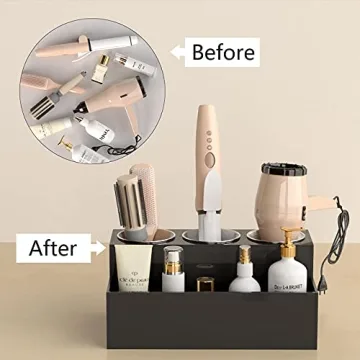 NIUBEE Hair Tool Organizer for Hair & Makeup Storage