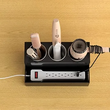 NIUBEE Hair Tool Organizer for Hair & Makeup Storage