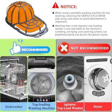 Durable Hat Washer Cage for All Caps - Easy to Use