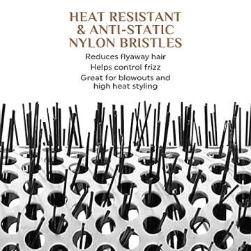 Cricket Ultra Smooth Coconut Thermal Hair Brush - Infused Styling Tool