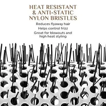 Cricket Ultra Smooth Coconut Thermal Hair Brush - Infused Styling Tool