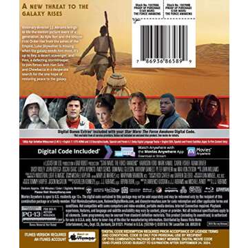 Star Wars: The Force Awakens Blu-ray - Epic Adventure for All Fans