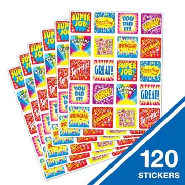Carson Dellosa 120 Inspirational Stickers - Empowering Rewards for Kids