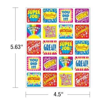 Carson Dellosa 120 Inspirational Stickers for Kids