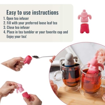 Whimsical Mr and Mrs CuTea Tea Infusers for Tea Lovers