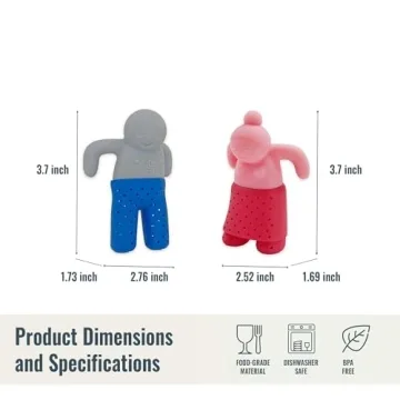 Whimsical Mr and Mrs CuTea Tea Infusers for Tea Lovers