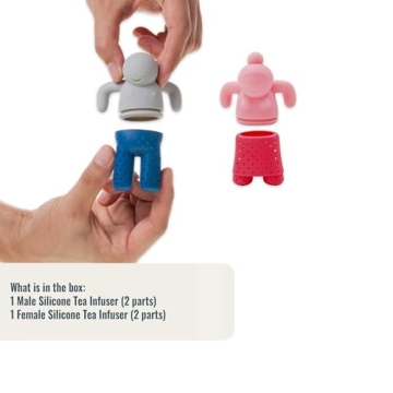 Whimsical Mr and Mrs CuTea Tea Infusers for Tea Lovers