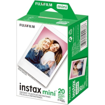 Fujifilm Instax Mini Instant Daylight Film with USB and Cleaning Cloth (2 Twin Packs)