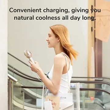 Compact JISULIFE Handheld Mini Fan for Home and Travel