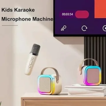 Stellaya Mini Karaoke Machine with 2 Mic Set
