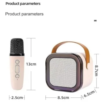 Stellaya Mini Karaoke Machine with 2 Mic Set