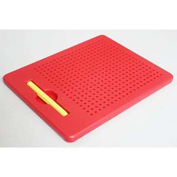 xcivi Free Play Doodle Magnetic Board Magnetic Drawing Tablet (Red)