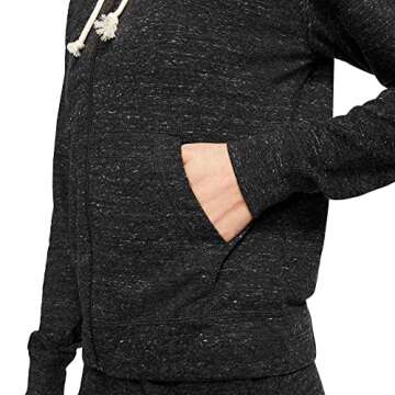 Nike Women's Sportswear Gym Vintage Full-Zip Hoodie , Black/(Sail), Medium