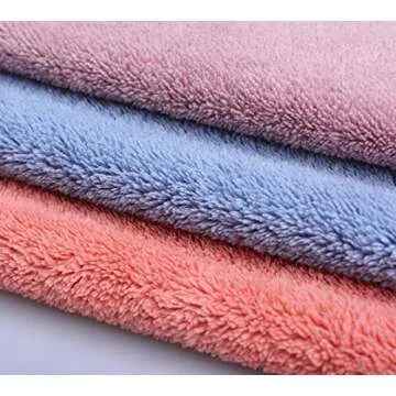 HOPESHINE Face Makeup Remover Cloths Wash Cloth for Face Towels Facial Cleaning Wipes Reusable Soft for Sensitive Skin Erase Mascara, Eyeliner, Foundation, Lipstick with Just Water 12 inch X 12 inch