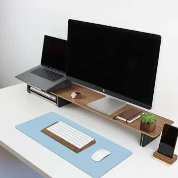 Leather Desk Pad Protector for Home or Office Use