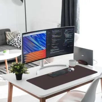 Leather Desk Pad Protector for Home or Office Use